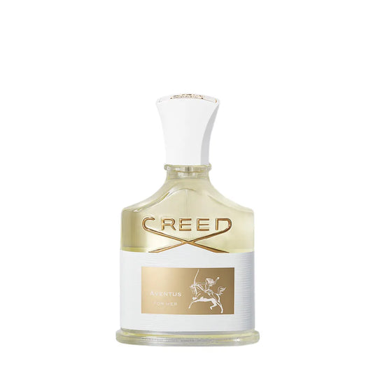 Creed perfume bottle on a white background