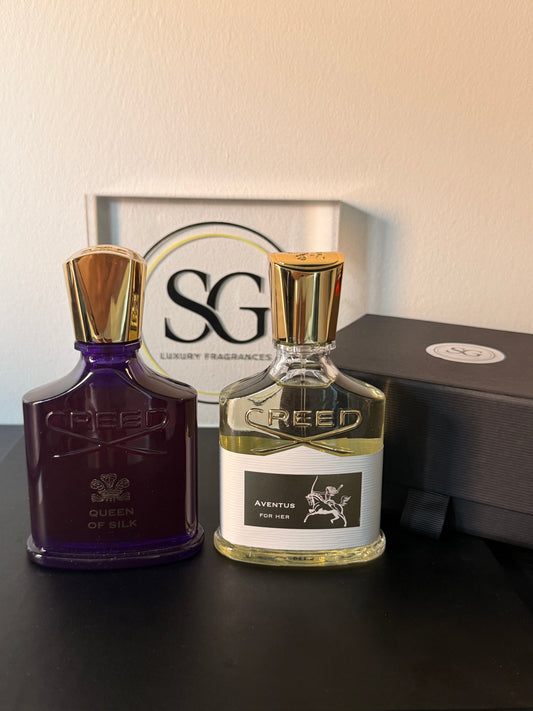 Creed for Her collection | Gift Set | Creed Queen of Silk & Creed Aventus for Her
